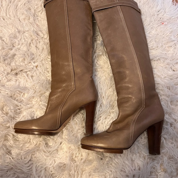 Chloe made in Italy tall leather boots size 7 - Picture 9 of 13